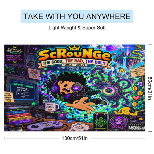 ScRouNGe – The Good, The Bad, The Ugly | Time Capsule All-Over Print Beach Towel