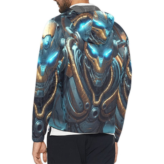 SssidewinderssS - Body Buzz Unisex All Over Print Hooded Windbreaker (Model H23)