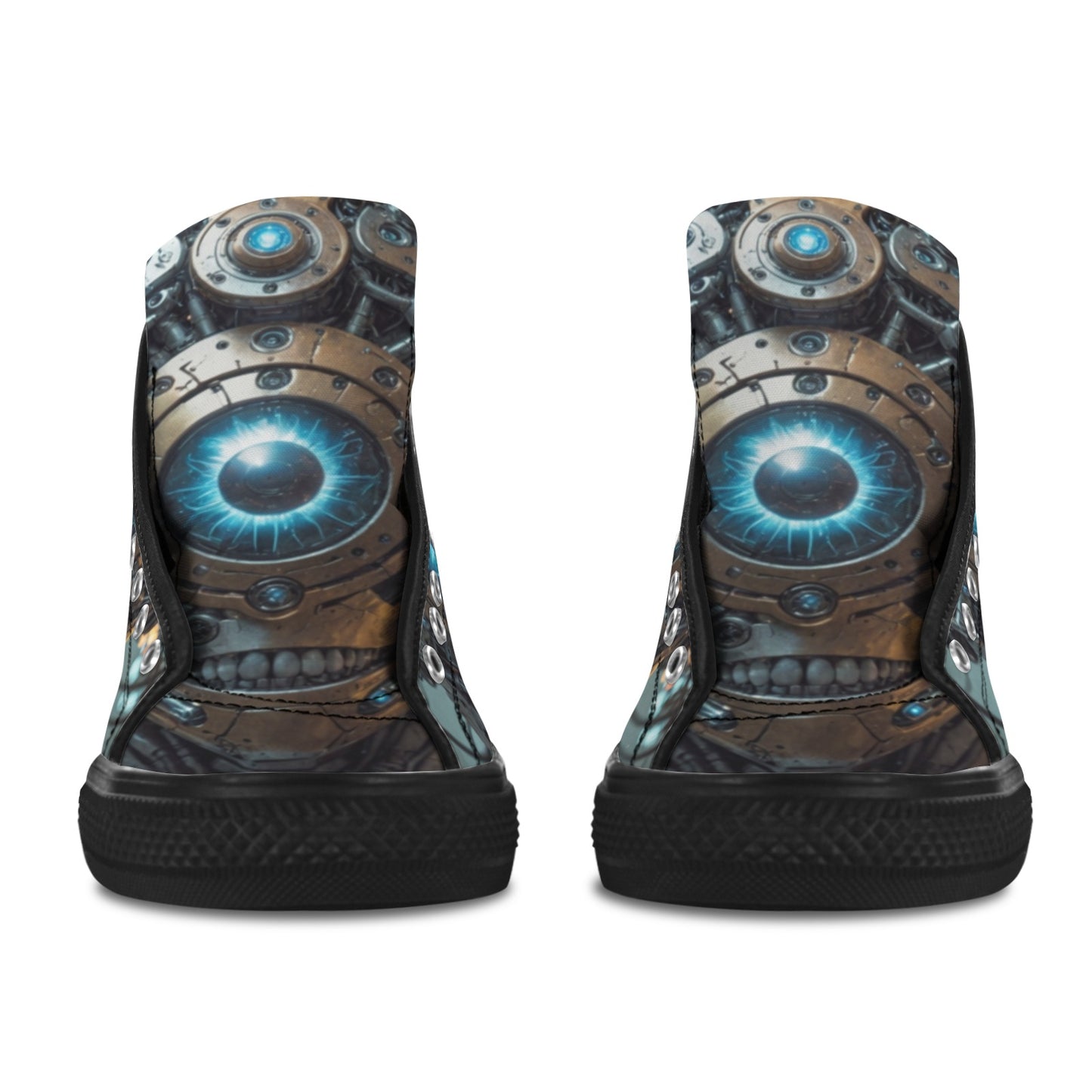 SssidewinderssS - Deliberately Dumbfounded Vancouver High Top Canvas Men's Shoes (Model1013-1)