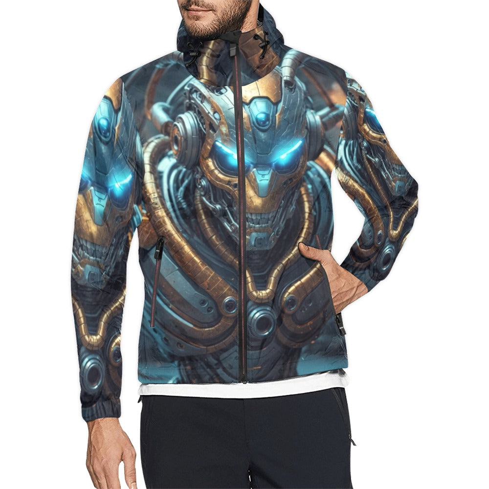 SssidewinderssS - Body Buzz Unisex All Over Print  Hooded Windbreaker (Model H23)