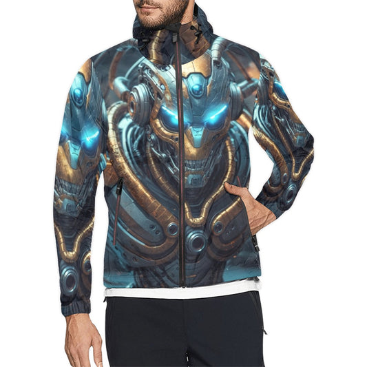 SssidewinderssS - Body Buzz Unisex All Over Print  Hooded Windbreaker (Model H23)