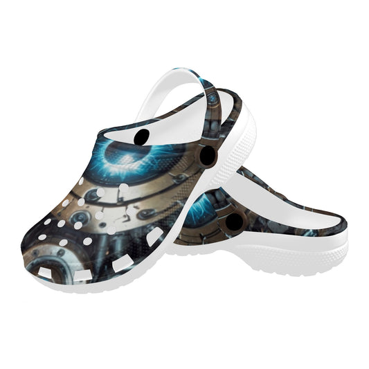 SssidewinderssS - Deliberately Dumbfounded Custom Print Adults Clogs