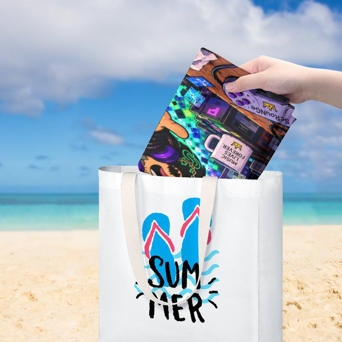 ScRouNGe – The Good, The Bad, The Ugly | Time Capsule All-Over Print Beach Towel