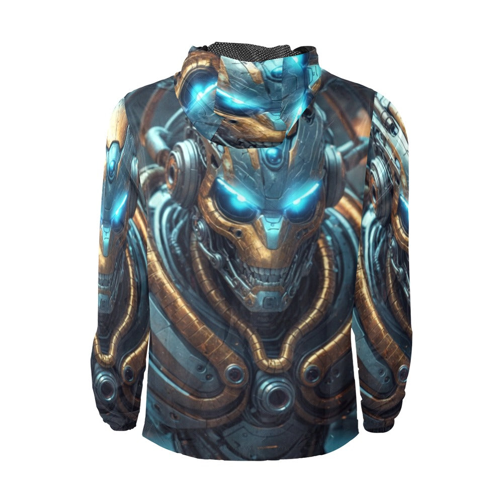 SssidewinderssS - Body Buzz Unisex All Over Print  Hooded Windbreaker (Model H23)