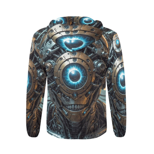 SssidewinderssS - Deliberately Dumbfounded Men's All Over Print Full Zip Hoodie (Model H14)