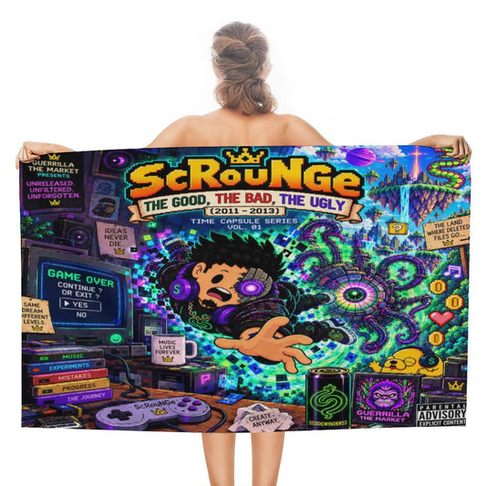 ScRouNGe – The Good, The Bad, The Ugly | Time Capsule All-Over Print Beach Towel