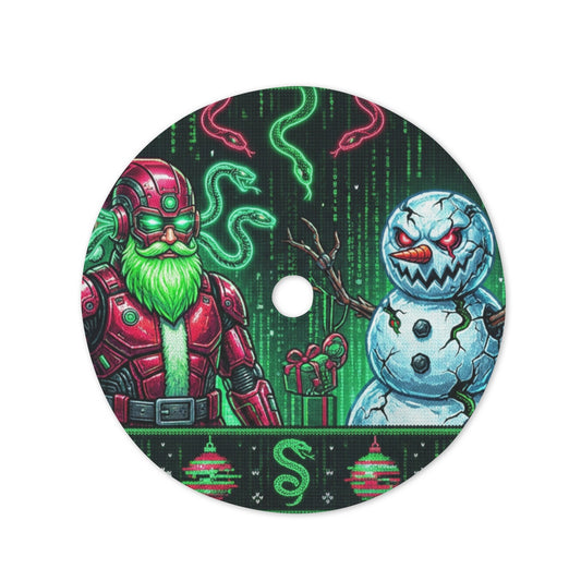 Guerrilla the Market _ SssidewinderssS _ X-MAS 2025 _ 09 Christmas Tree Skirt 48x48inch (Made in USA)